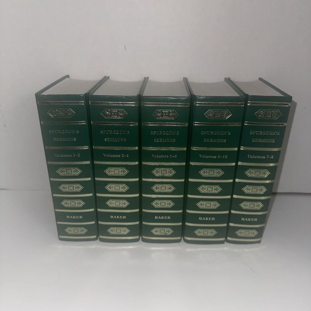 Spurgeon’s Sermons Charles H Spurgeon Complete 5 Vol Hardcover Set Baker 2004